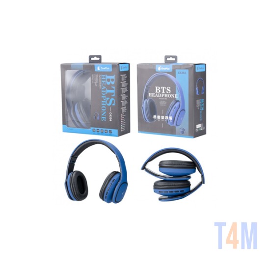 AURICULARES INALÁMBRICOS ONEPLUS C4354 BLUETOOTH/TARJETA SD/RADIO FM AZUL